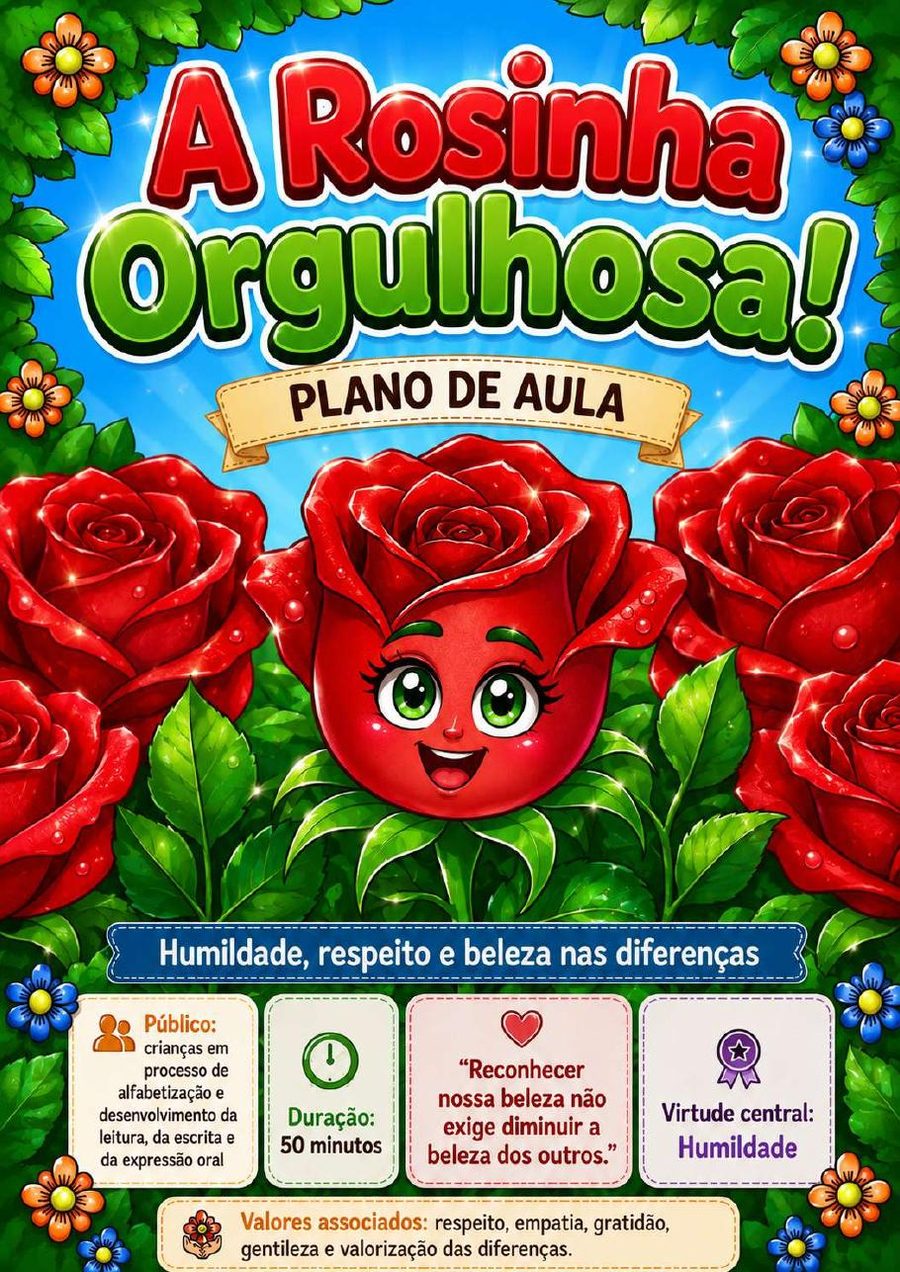 Capa da história A Rosinha Orgulhosa